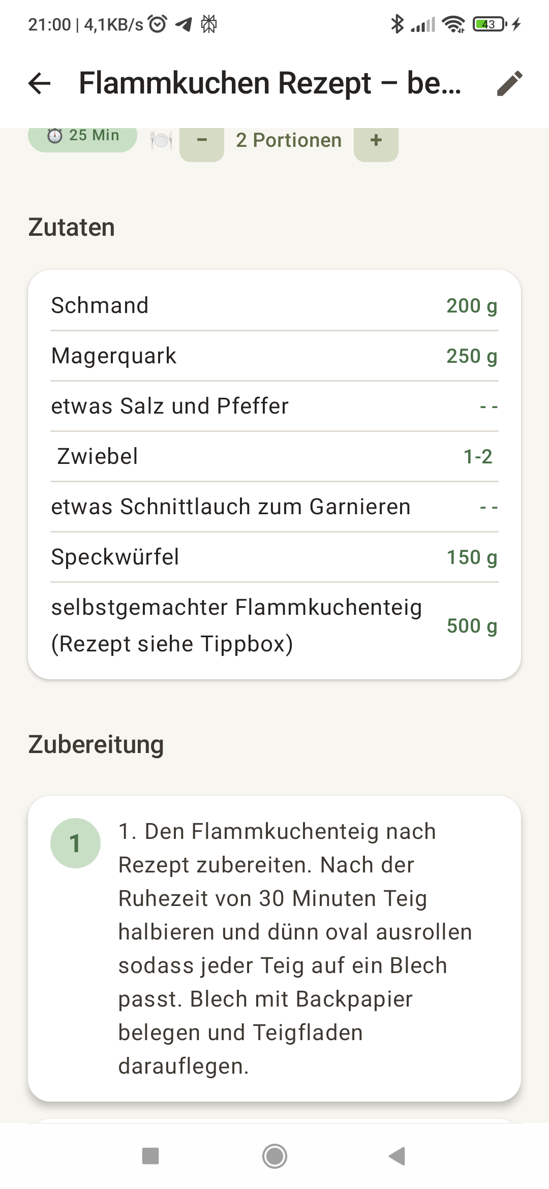 Rezept Schritte